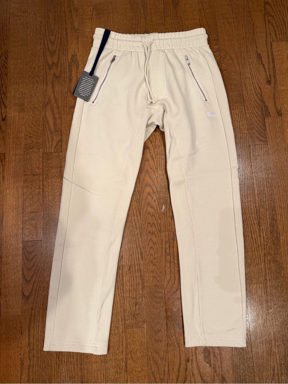 Kith Cream Jogger with Zipper Pockets